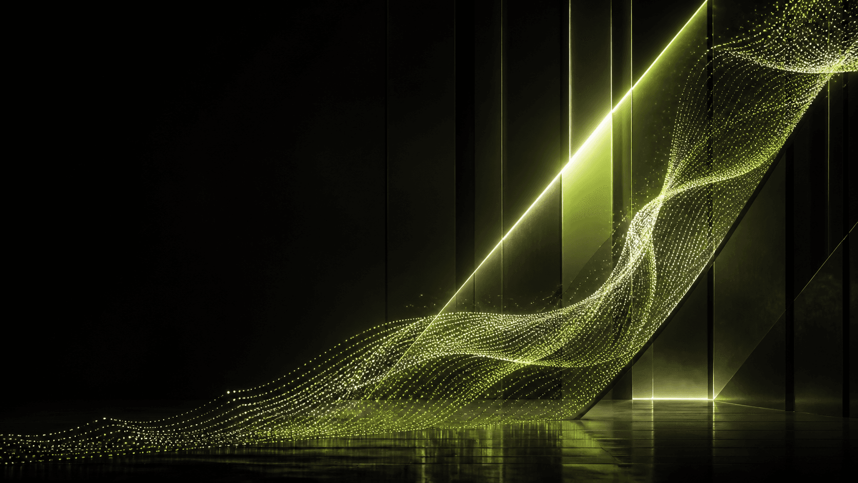 Abstract illuminated trading data architecture